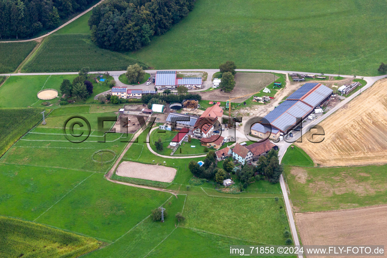 Quellenhof in the district Ursaul in Stockach in the state Baden-Wuerttemberg, Germany