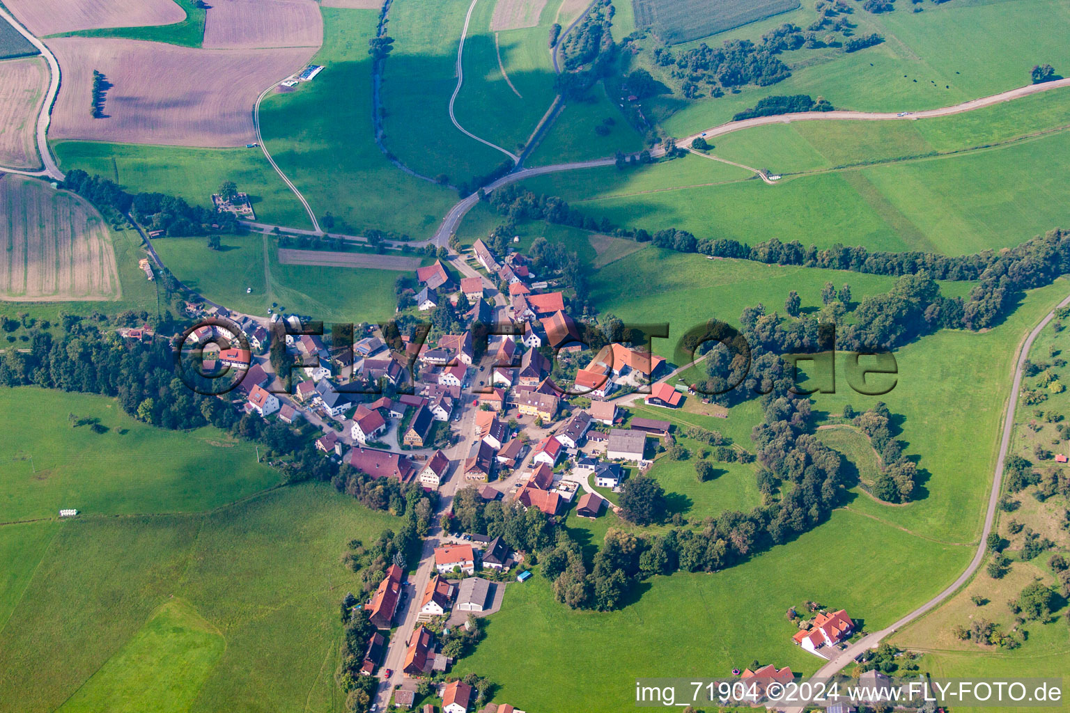 District Kottspiel in Bühlertann in the state Baden-Wuerttemberg, Germany