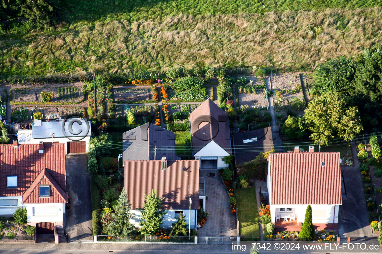 Drone image of Mühlstr in Barbelroth in the state Rhineland-Palatinate, Germany