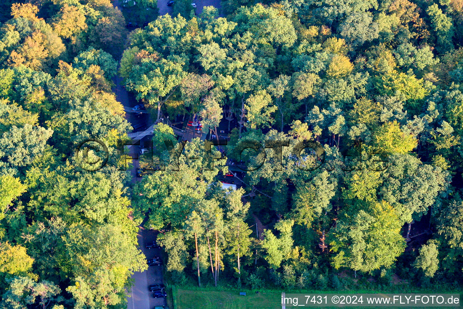 Fun Forest in Kandel in the state Rhineland-Palatinate, Germany