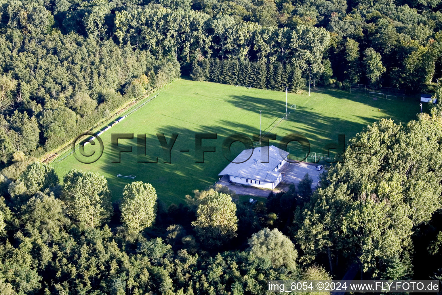 Oblique view of Kapsweyer in the state Rhineland-Palatinate, Germany