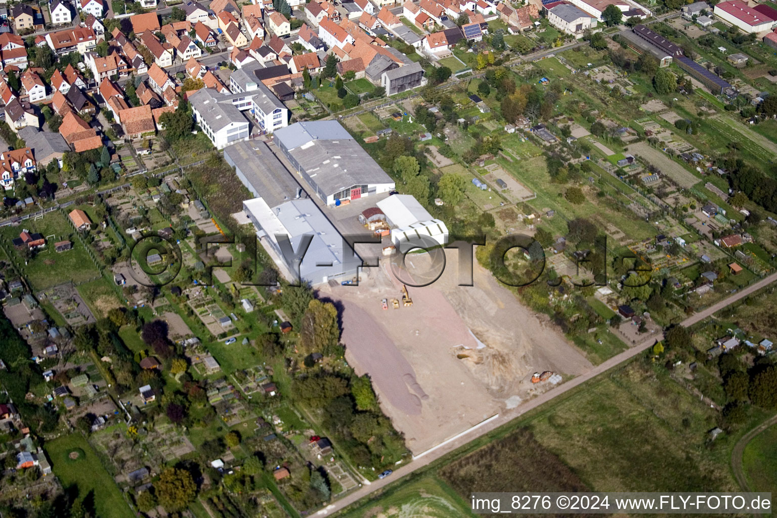 New DBK building, in the Krautgärten in Kandel in the state Rhineland-Palatinate, Germany