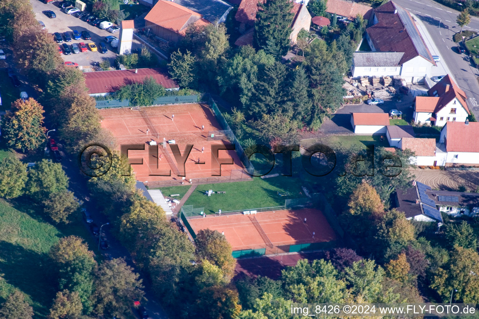 Aerial photograpy of District Mörzheim in Landau in der Pfalz in the state Rhineland-Palatinate, Germany