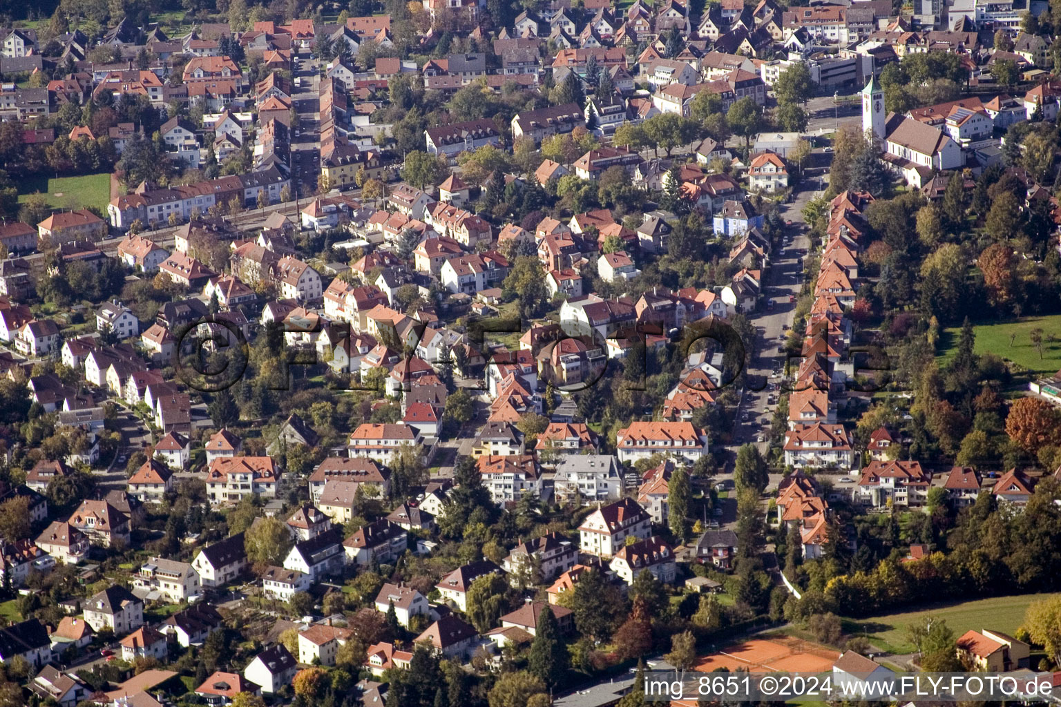 Tulpenstr in the district Rüppurr in Karlsruhe in the state Baden-Wuerttemberg, Germany