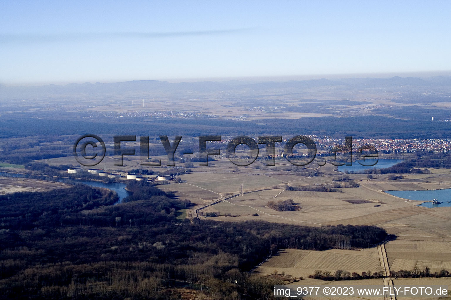 W of Jockgrim in Jockgrim in the state Rhineland-Palatinate, Germany