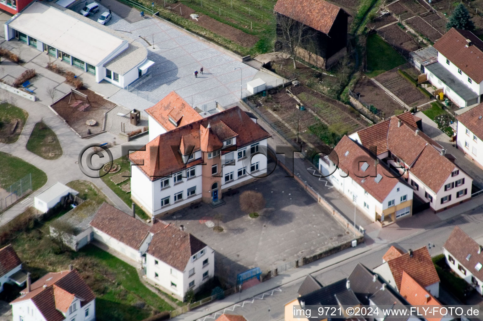 Primary school in Offenbach an der Queich in the state Rhineland-Palatinate, Germany