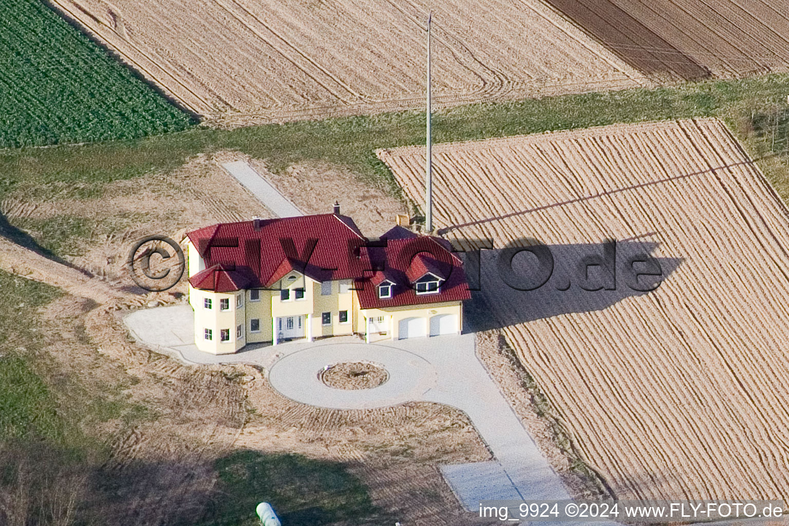 Aerial photograpy of Hatzenbühl in the state Rhineland-Palatinate, Germany