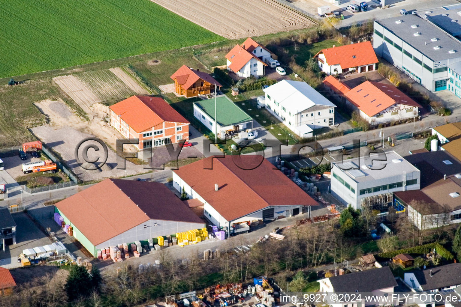 Hatzenbühl in the state Rhineland-Palatinate, Germany out of the air