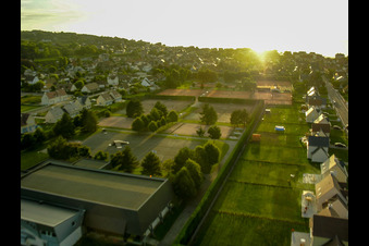 Villers-sur-Mer in the state Calvados, France seen from above