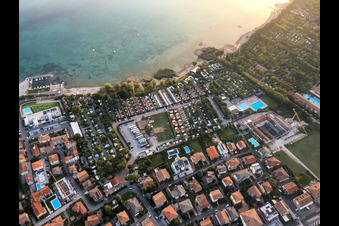 Bergamini Beach in Peschiera del Garda in the state Verona, Italy