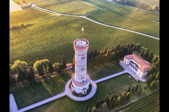 Oblique view of Tower of San Martino della Battaglia
