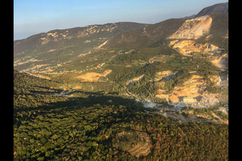 Marble quarries Cava Costruzioni Fontana in Nuvolera in the state Brescia, Italy