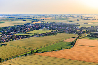From the southwest in Wesselburen in the state Schleswig Holstein, Germany