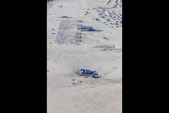 Aerial photograpy of Coastline on the sandy beach of North Sea in Sankt Peter-Ording in the state Schleswig-Holstein, Germany