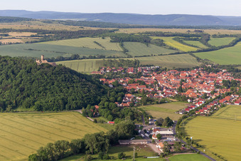 Mühlburg above the town in the district Mühlberg in Drei Gleichen in the state Thuringia, Germany