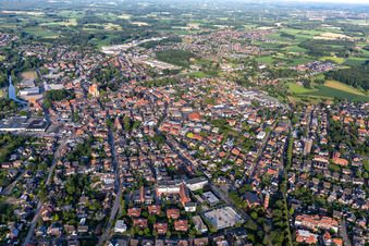 Josefstraße from the west in Stadtlohn in the state North Rhine-Westphalia, Germany