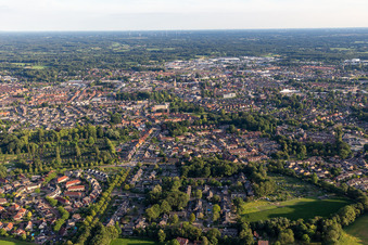 Aerial photograpy of Winterswijk in the state Gelderland, Netherlands