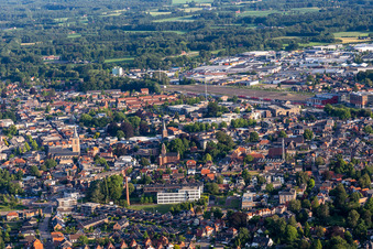 Winterswijk in the state Gelderland, Netherlands seen from above
