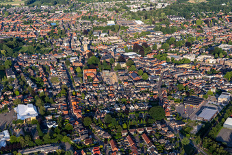 Bird's eye view of Winterswijk in the state Gelderland, Netherlands