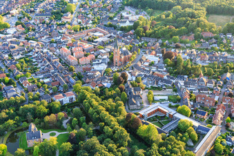 St. Gudula Church, city center in Rhede in the state North Rhine-Westphalia, Germany