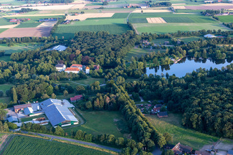 Pröbstingsee in the district Hoxfeld in Borken in the state North Rhine-Westphalia, Germany