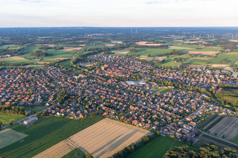 From the northwest in the district Ramsdorf in Velen in the state North Rhine-Westphalia, Germany