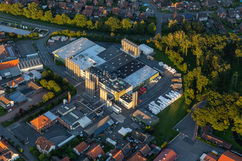 Company grounds and facilities of Rehau AG + Co in Velen in the state North Rhine-Westphalia, Germany