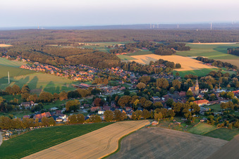 Small Reken from West in the district Klein-Reken in Reken in the state North Rhine-Westphalia, Germany