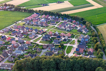 Bird settlement in Heiden in the state North Rhine-Westphalia, Germany