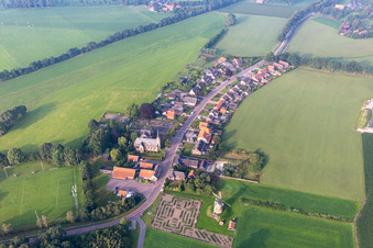 Aerial photograpy of Rekken in the state Gelderland, Netherlands