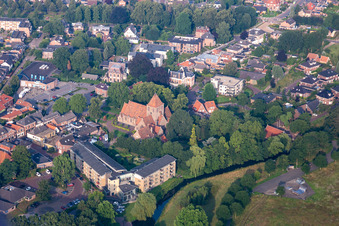 Aerial photograpy of Eibergen in the state Gelderland, Netherlands