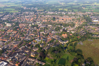 Eibergen in the state Gelderland, Netherlands from above