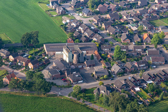 Aerial photograpy of Winterswijk Meddo in the state Gelderland, Netherlands