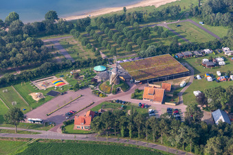 Winterswijk Meddo in the state Gelderland, Netherlands from above