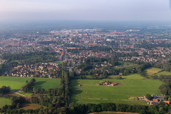 Drone image of Winterswijk in the state Gelderland, Netherlands