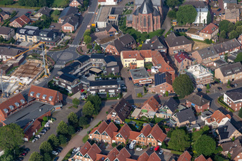 Lindenbuschring in the district Weseke in Borken in the state North Rhine-Westphalia, Germany