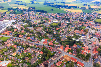 Dorfheide district Dorstener Straße in Reken in the state North Rhine-Westphalia, Germany