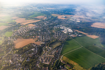 Aerial view of From the north in the district Gruiten in Haan in the state North Rhine-Westphalia, Germany