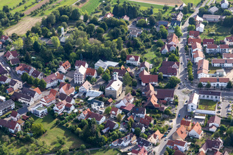 Martin Luther Church in the district Rommelsbach in Reutlingen in the state Baden-Wuerttemberg, Germany