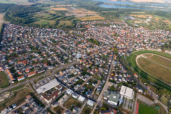 Iffezheim in the state Baden-Wuerttemberg, Germany