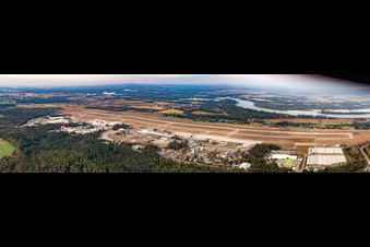 Panorama of Baden-Airpark in the district Söllingen in Rheinmünster in the state Baden-Wuerttemberg, Germany