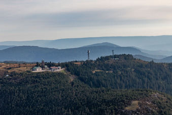 Hornisgrinde Tower in Seebach in the state Baden-Wuerttemberg, Germany