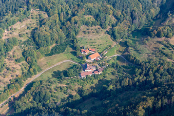 Aerial photograpy of Lautenbach in the state Baden-Wuerttemberg, Germany