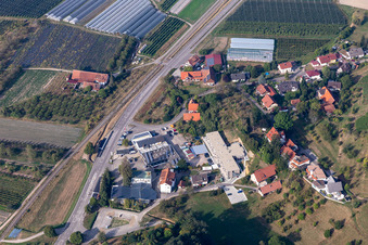 Aerial view of Vorder-Winterbach in Lautenbach in the state Baden-Wuerttemberg, Germany