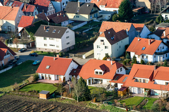 Aerial view of In the Horst in Hatzenbühl in the state Rhineland-Palatinate, Germany