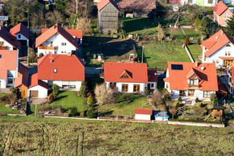 Oblique view of In the Horst in Hatzenbühl in the state Rhineland-Palatinate, Germany