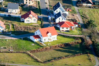 New development area An den Tongruben in Rheinzabern in the state Rhineland-Palatinate, Germany