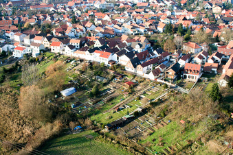 Bahnhofstr in Jockgrim in the state Rhineland-Palatinate, Germany