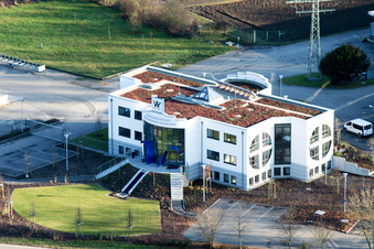 Administrative building of the State Authority for Water supply in Jockgrim in the state Rhineland-Palatinate