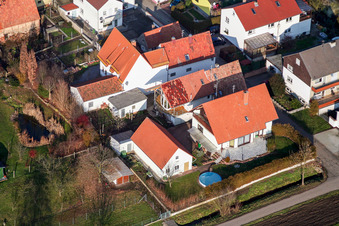 Pfeiferweg x Bachweg in Freckenfeld in the state Rhineland-Palatinate, Germany